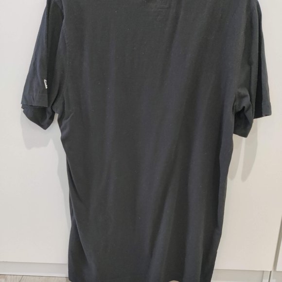 New Era Pocket Logo Tee Shirt Black Medium - Picture 2 of 3